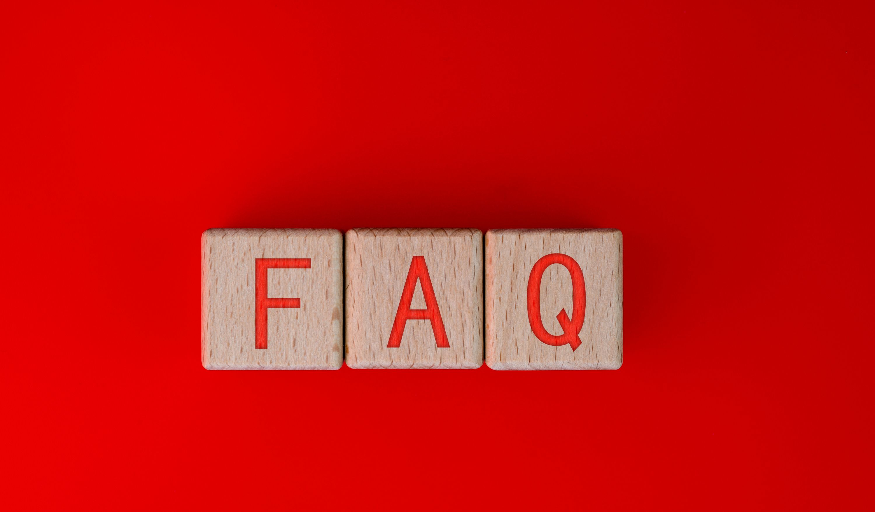 FAQ Red Shutterstock 2193625439